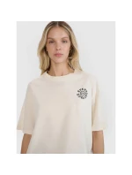 Dámské tričko oversize s potiskem 4F 4FWSS25TTSHF1993-11S Dámské tričko oversize s potiskem 4F 4FWSS25TTSHF1993-11S