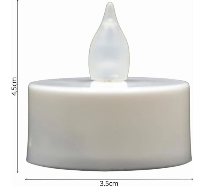 SADA 4 ČAJOVÝCH SVÍČEK