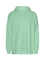 Neutral T 63111 Mikina s kapucí z těžké bio IC bavlny "Tiger" 77.T311 dusty mint