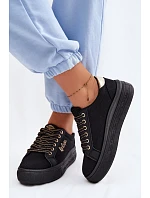 Dámské tenisky na platformě Lee Cooper LCW-26-44-4476 Černé Dámské tenisky na platformě Lee Cooper LCW-26-44-4476 Černé