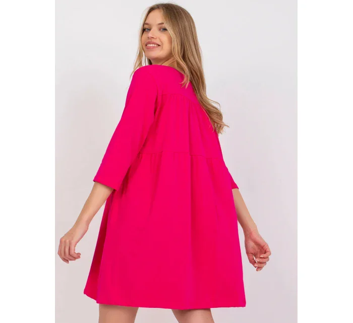 Dámské šaty RV SK 6274.36P Fuchsiová - FPrice