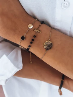 Dámský náramek NIASA zlatý FashionStreet LY0066