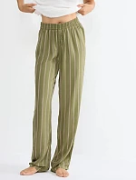Dámské pyžamové kalhoty Mix & Match Trousers Viscose 01 - GREEN - zelené 0031 - TRIUMPH