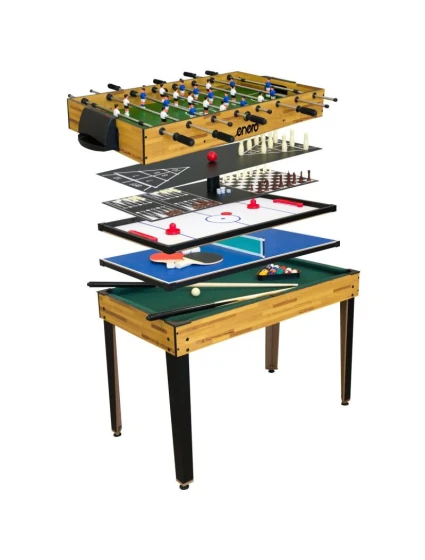 VÍCEHRAJÍCÍ STŮL 9W1 121x61x80 cm