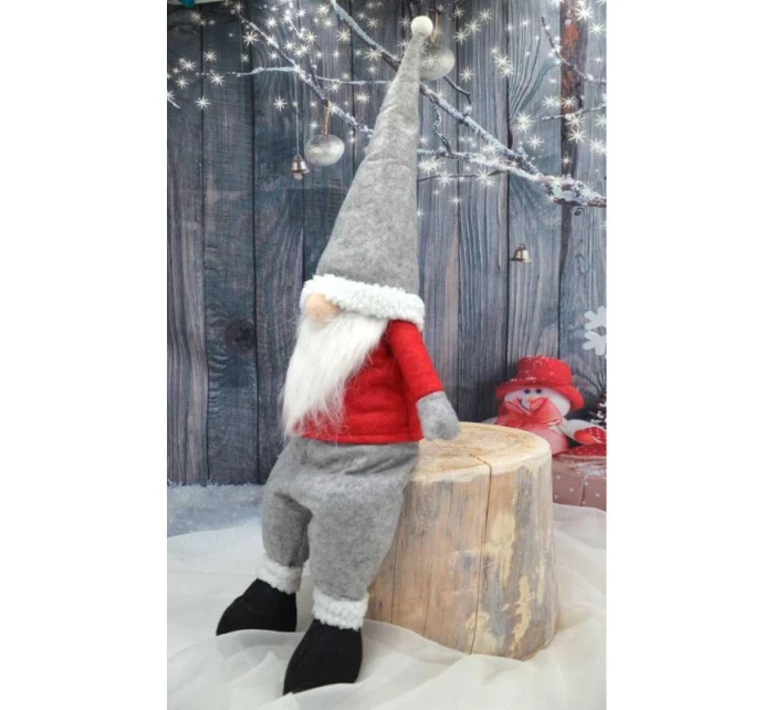 DEKORATIVNÍ SANTA LÍNÝ SANTA 45+20CM