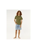 Chlapecké tričko RIP CURL Eternal Shred Art Tee-Boy, zelené, dětské