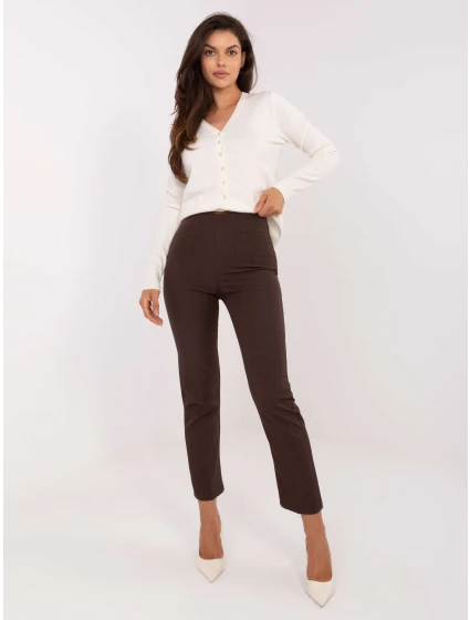 Spodnie IT SP model 21302327 ciemny brązowy - FPrice