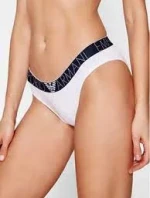 Dámské kalhotky 163334 1P227 04710 bílá - 2 pack - Emporio Armani