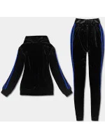 Černo-tmavě modrý sportovní komplet s legínami (YP-9967) Černo-tmavě modrý sportovní komplet s legínami (YP-9967)