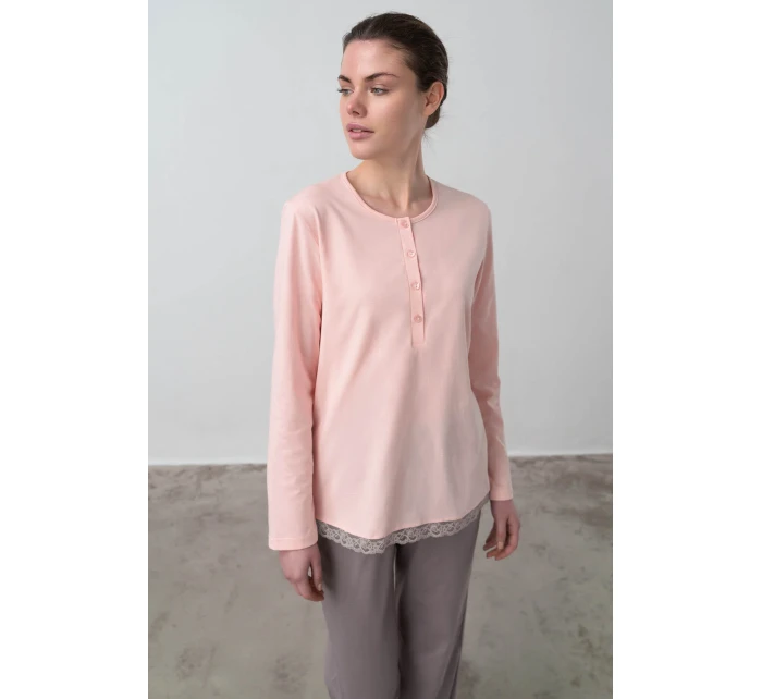 Pyžamo s dlouhým rukávem model 17692092 - Vamp