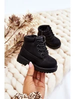 černé teplé Dětské boty model 21506652 - Boto