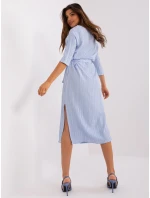 Sukienka LK SK 509342 1.51P jasny niebieski