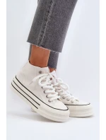 Dámské Tenisky na platformě Bílé Aineri Dámské Tenisky na platformě Bílé Aineri