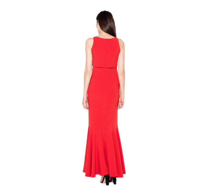 Šaty dlouhé model 18328266 červené - Venaton