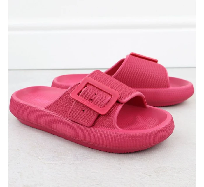 Dámské nazouváky / žabky RR274A583 Tmavě růžová - Big Star