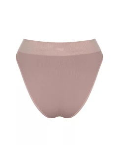 Dámské kalhotky EVER Infused Aloe High leg - FOGGY MAUVE - béžové 6116 - SLOGGI