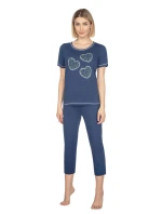 Dámské pyžamo model 19584236 dark blue plus - Regina