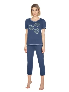 Dámské pyžamo model 19584236 dark blue plus - Regina
