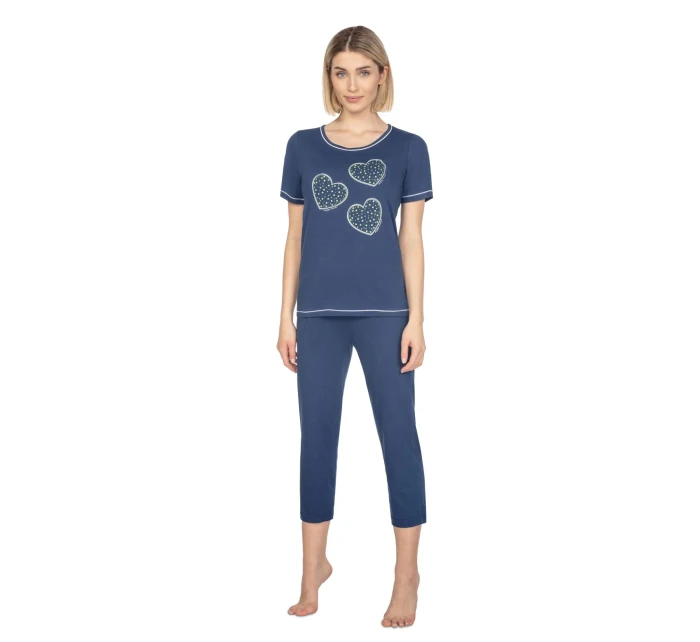 Dámské pyžamo model 19584236 dark blue plus - Regina
