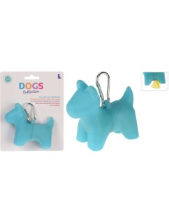 KONTEJNER NA SÁČKY NA PSÍ EXKREMENTY SE ZÁSOBOU 20 SÁČKŮ NA PSÍ EXKREMENTY