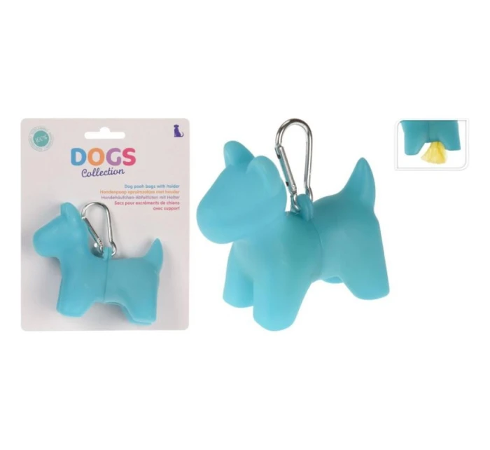 KONTEJNER NA SÁČKY NA PSÍ EXKREMENTY SE ZÁSOBOU 20 SÁČKŮ NA PSÍ EXKREMENTY