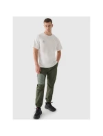 Oversize hladké unisex tričko 4F 4FRAW24TTSHU2672-12S Oversize hladké unisex tričko 4F 4FRAW24TTSHU2672-12S