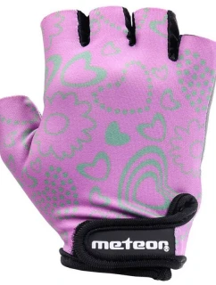 Dětské cyklistické rukavice Flower Jr model 21369099 - Meteor