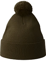 WindS Pletená čepice s bambulí olive model 22450559 - Atlantis Headwear WindS Pletená čepice s bambulí olive model 22450559 - Atlantis Headwear