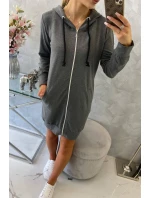 Mikina s kapucí graphite melange