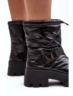 Černé Dámské Boty s Masivní a model 21634479 - Boto Černé Dámské Boty s Masivní a model 21634479 - Boto