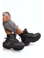 dámské sportovní šněrovací boty černé model 21635852 - EVENTO dámské sportovní šněrovací boty černé model 21635852 - EVENTO