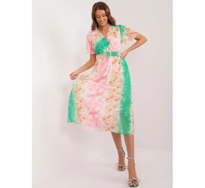 Sukienka DHJ SK  jasny różowy model 20095263 - FPrice