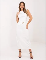 Sukienka IT SK model 22074612 ecru - FPrice Sukienka IT SK model 22074612 ecru - FPrice