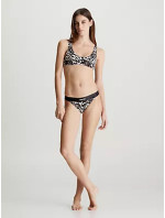 Plavky Dámské topy LONGLINE TRIANGLE-PRINT KW0KW024890GM - Calvin Klein