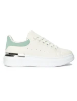 Zajímavé dámské bílé tenisky platforma Zajímavé dámské bílé tenisky platforma