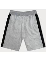 Světle šedé pánské sportovní kraťasy model 18619866 - J.STYLE Světle šedé pánské sportovní kraťasy model 18619866 - J.STYLE