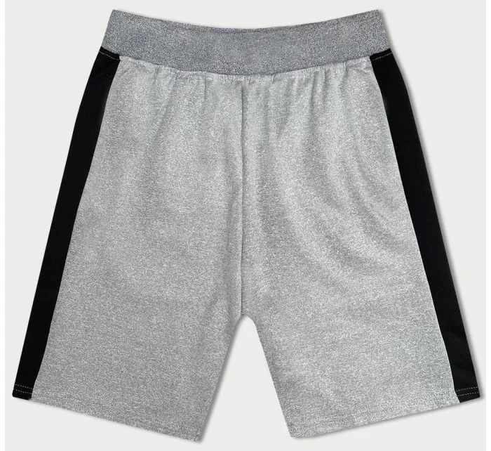 Světle šedé pánské sportovní kraťasy model 18619866 - J.STYLE Světle šedé pánské sportovní kraťasy model 18619866 - J.STYLE