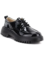 Dámské kožené polobotky ve stylu černé, Artiker model 22367810 Dámské kožené polobotky ve stylu černé, Artiker model 22367810