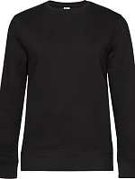 B&C QUEEN Crew Neck_° Dámská mikina 01.W01Q black pure