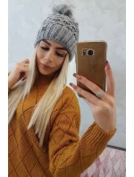 Čepice K165 tmavě šedá Čepice K165 tmavě šedá