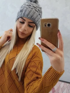 Čepice model 18745592 tmavě šedá - K-Fashion