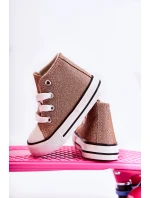 Dětské vysoké tenisky Růžové zlato Catrina Dětské vysoké tenisky Růžové zlato Catrina