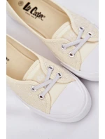 Dámské tenisky s výšivkou model 21693757 béžové - Lee Cooper Dámské tenisky s výšivkou model 21693757 béžové - Lee Cooper