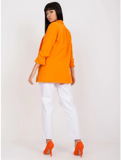 Dámské sako DHJ MA 7684 jasně oranžové Dámské sako DHJ MA 7684 jasně oranžové