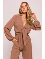 Krátký top s vázáním model 21136149 - Moe