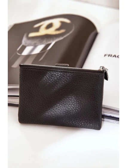 Eko Kožená Dámská Peněženka Černá Bronica