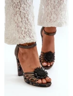 Sandály na podpatku model 198879 Step in style Sandály na podpatku model 198879 Step in style