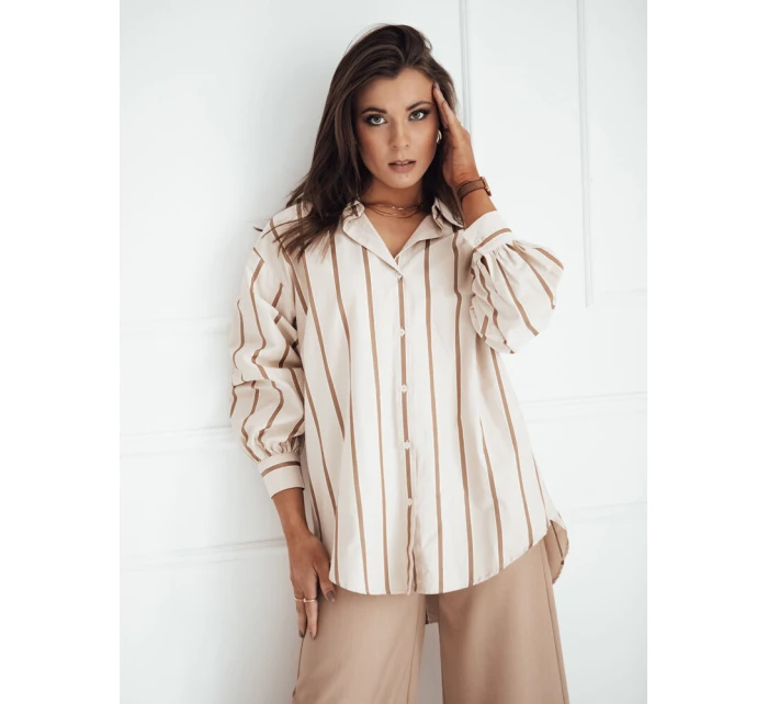 TENESI dámská košile béžová FashionStreet DY0380