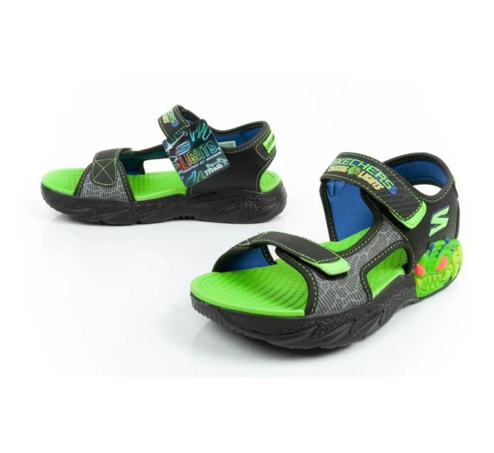 Sandály Skechers Jr 400614L/BKLM