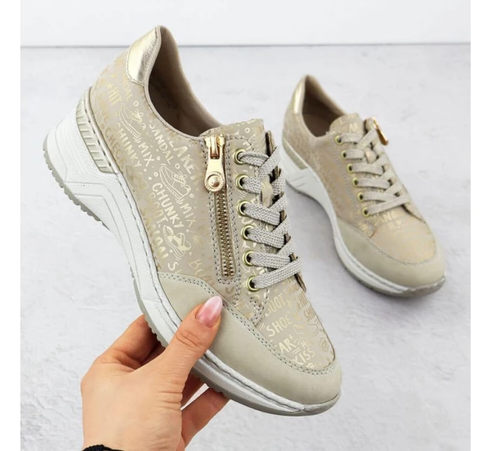 Rieker W N4316 RKR760 tenisky na podpatku